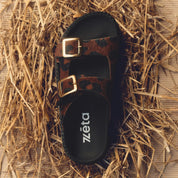 Zèta Praia Leopard Sandals Eco Friendly