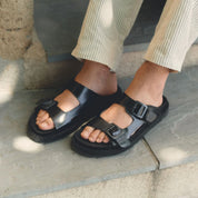 Zèta Praia Black Sandals Eco Friendly