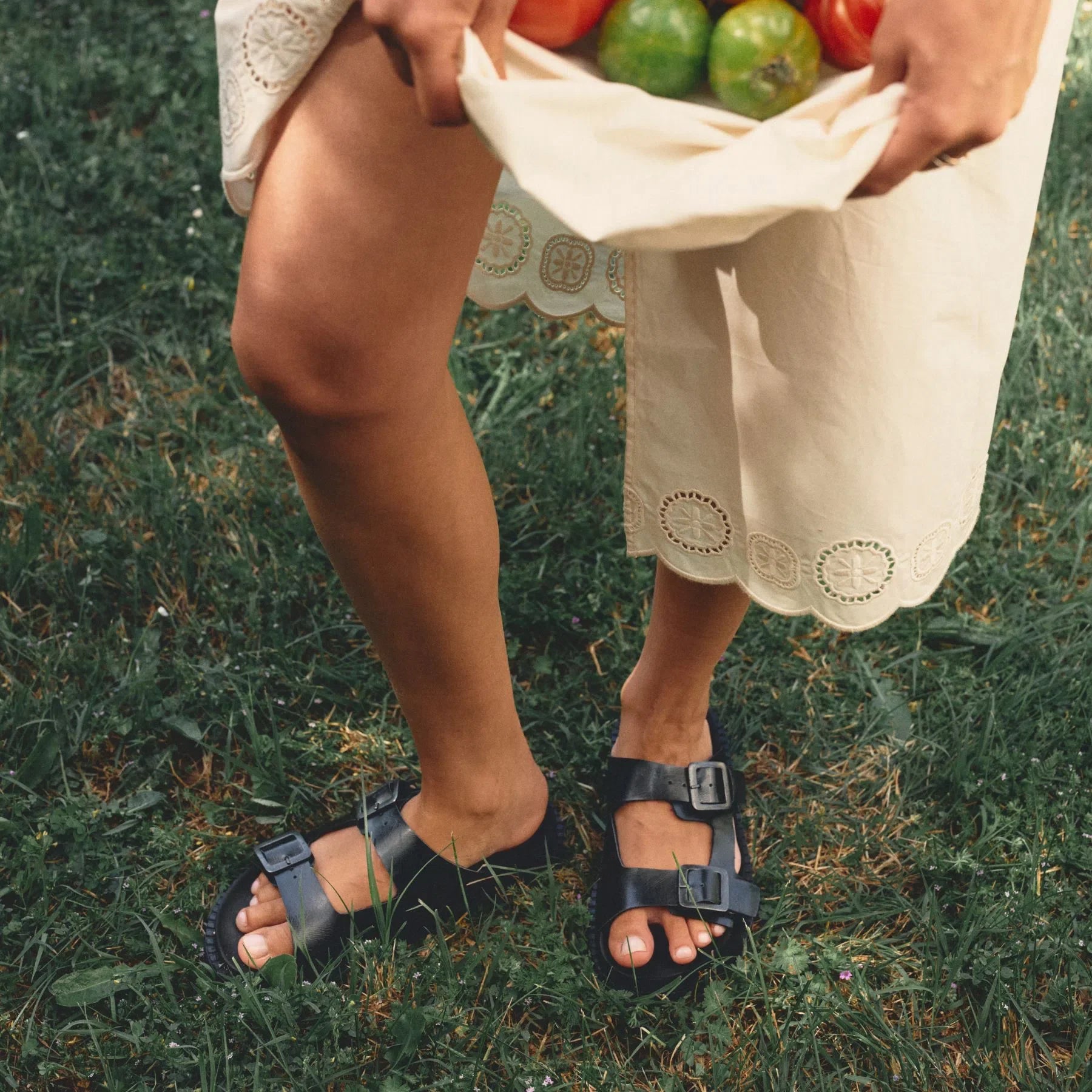 Zèta Praia Black Sandals Eco Friendly