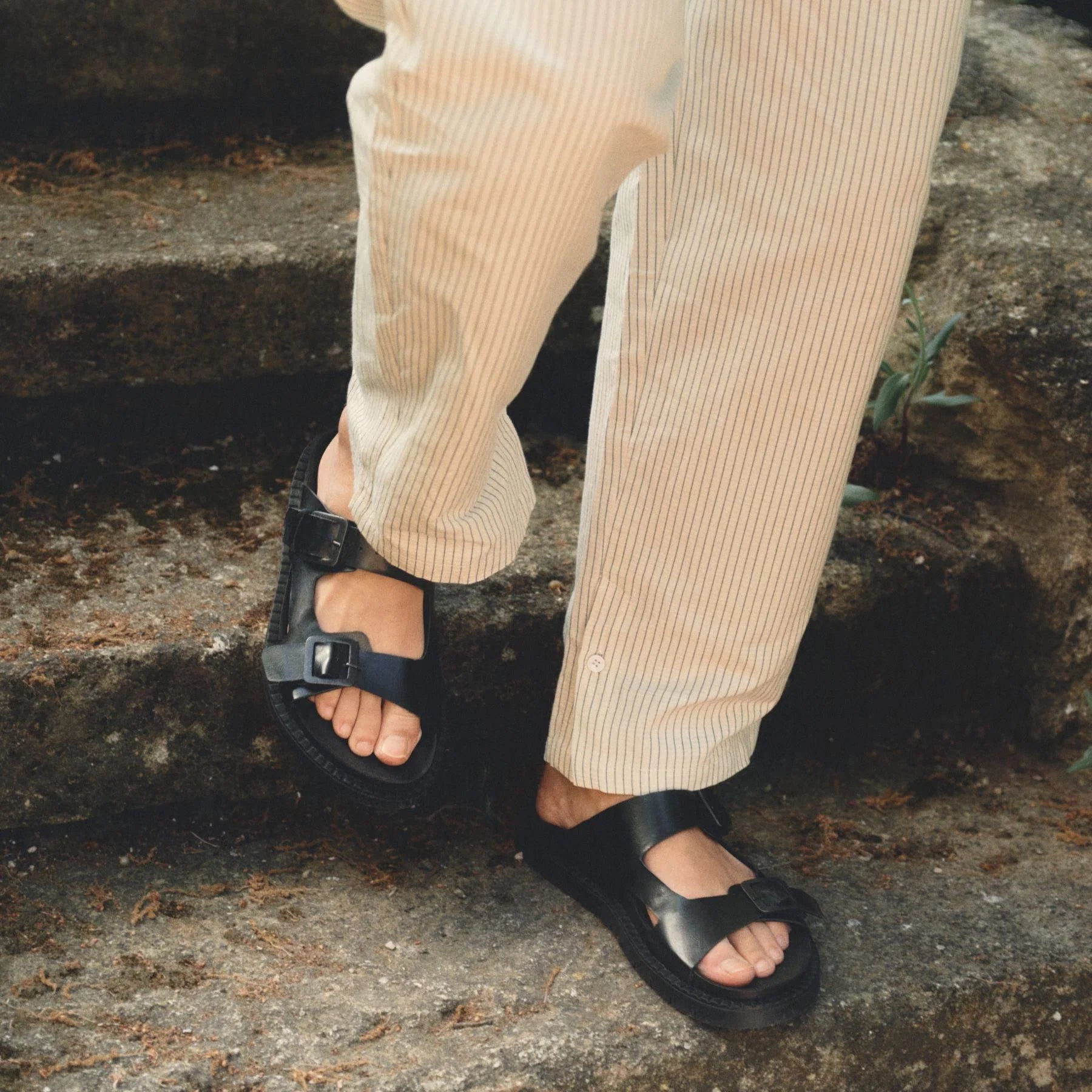 Zèta Praia Black Sandals Eco Friendly