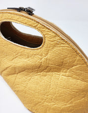PINATEX SHELL Bolso vegano mineral dorado