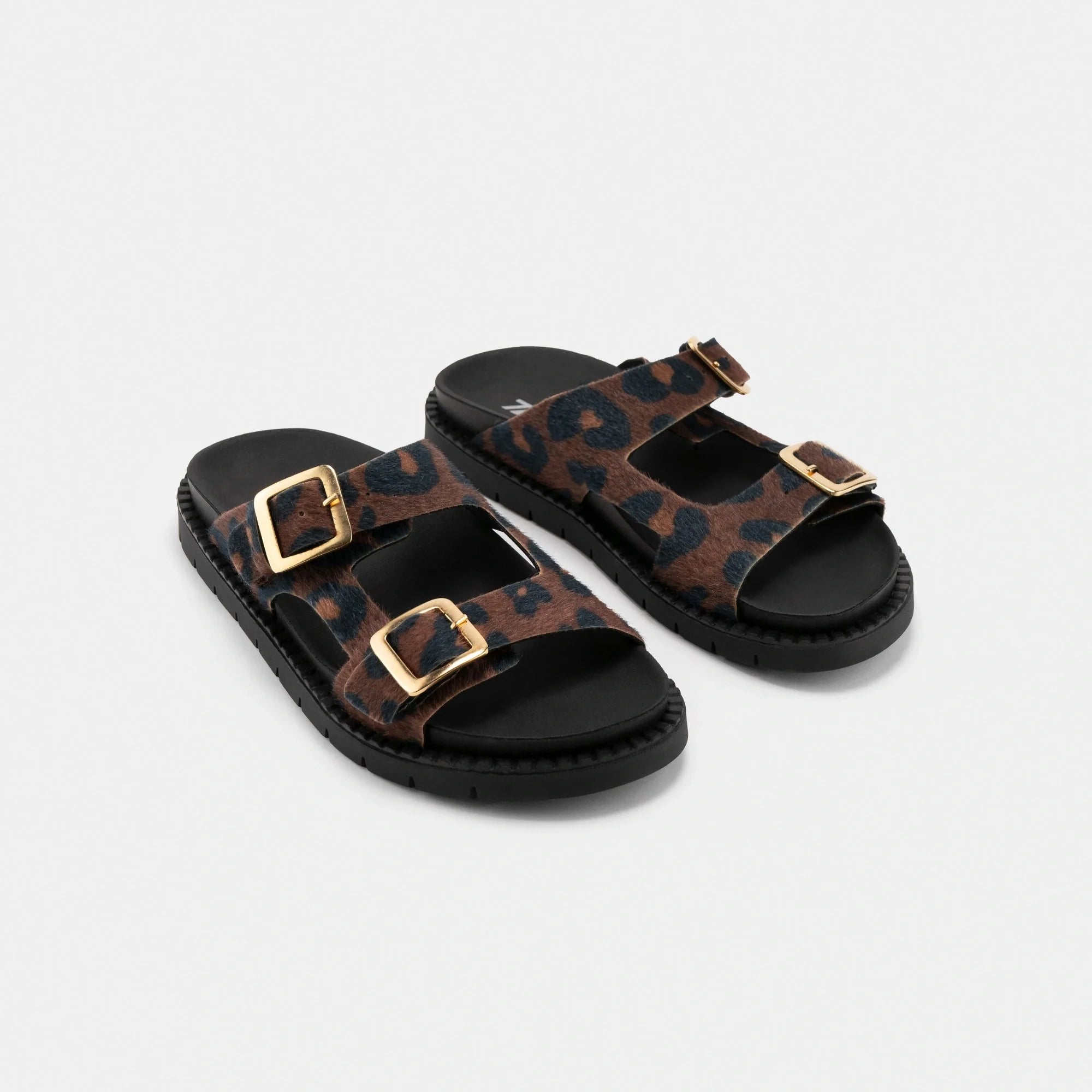 Zèta Praia Leopard Sandals Eco Friendly