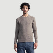 Rifó Alfredo Recycled Cashmere Sweater in Noble Grey - Unisex