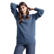 Rifó Alfredo Recycled Cashmere Sweater in Blue - Unisex