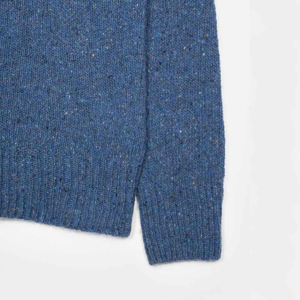 Rifó Alfredo Recycled Cashmere Sweater in Blue - Unisex