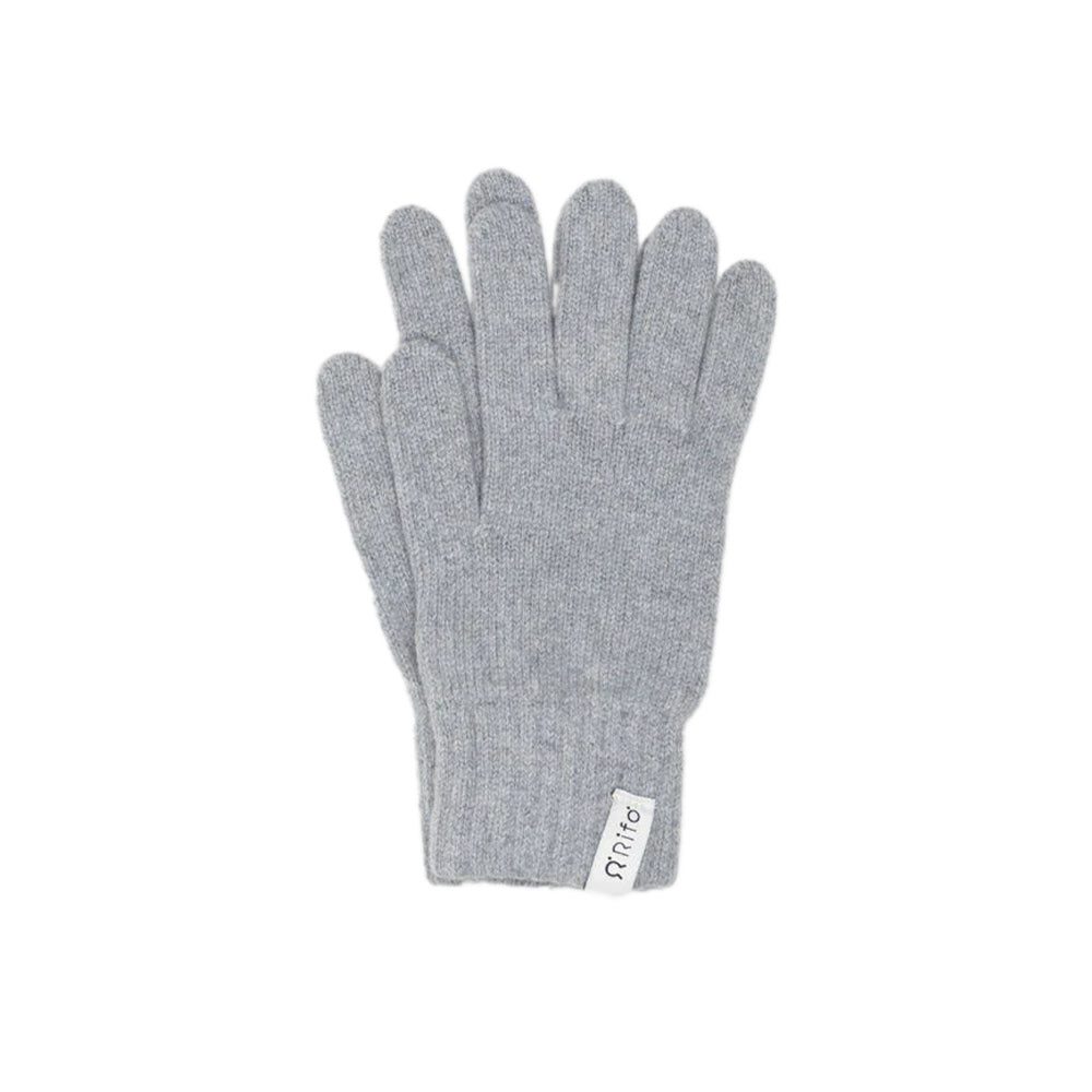 Rifó Anita Recycled Cashmere Gloves in Grey - Woman