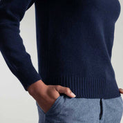 Rifó Edda Recycled Cashmere Sweater in Blu - Women