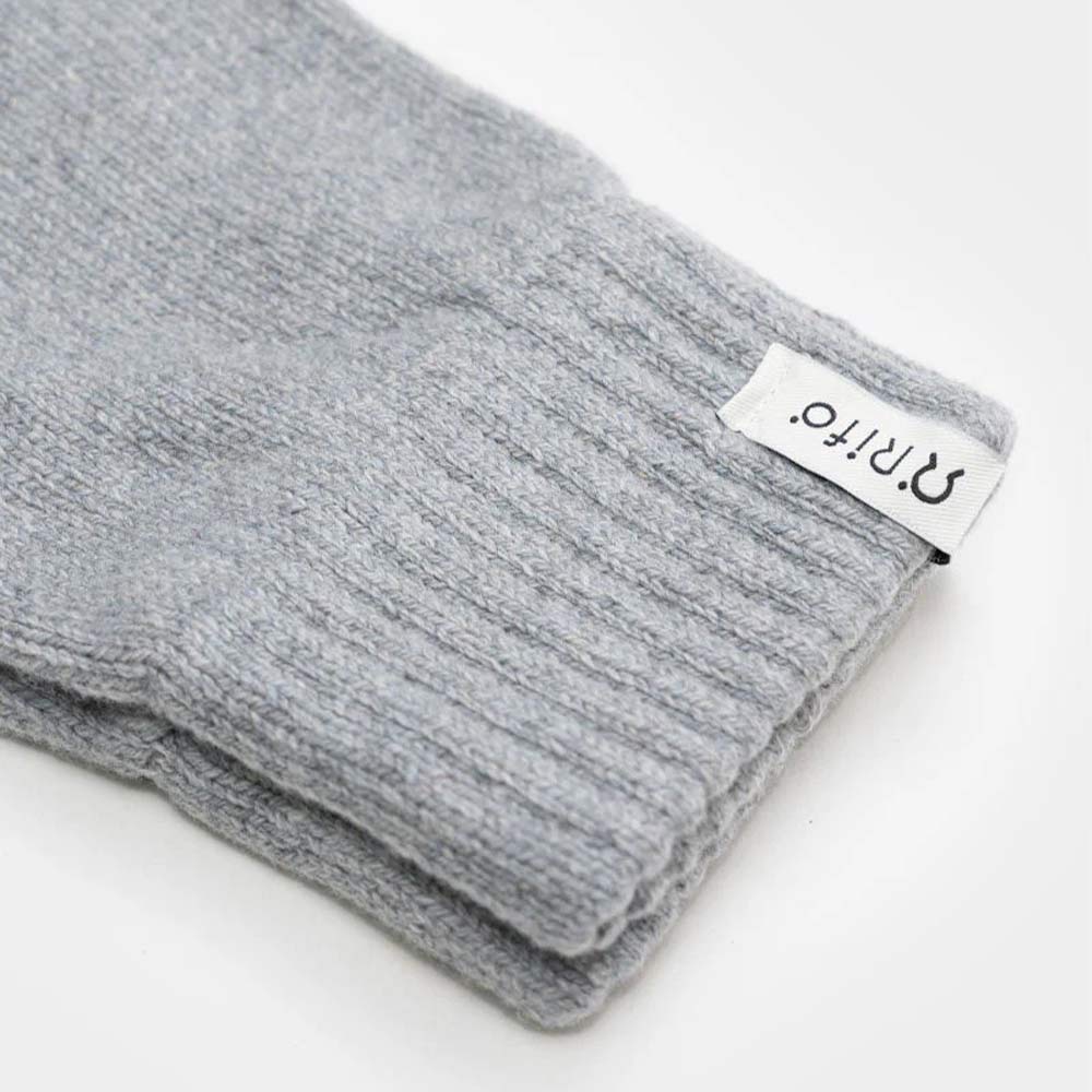 Rifó Pier Paolo Recycled Cashmere Gloves in Gray - Men