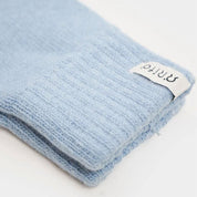 Rifó Pier Paolo Recycled Cashmere Gloves in Light Blu - Men