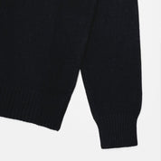 Rifó Romeo Recycled Cashmere Sweater in Black - Men