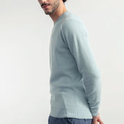 Rifó Romeo Recycled Cashmere Sweater in Light Blu - Men