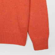 Rifó Romeo Recycled Cashmere Sweater in Pumpkin Orange - Men