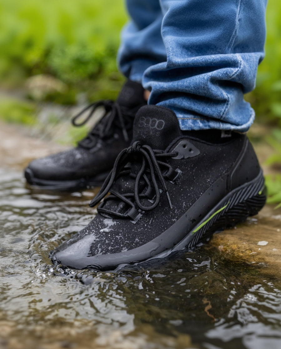 8000Kicks Trekker Leichte Wanderschuhe Damen – Schwarz