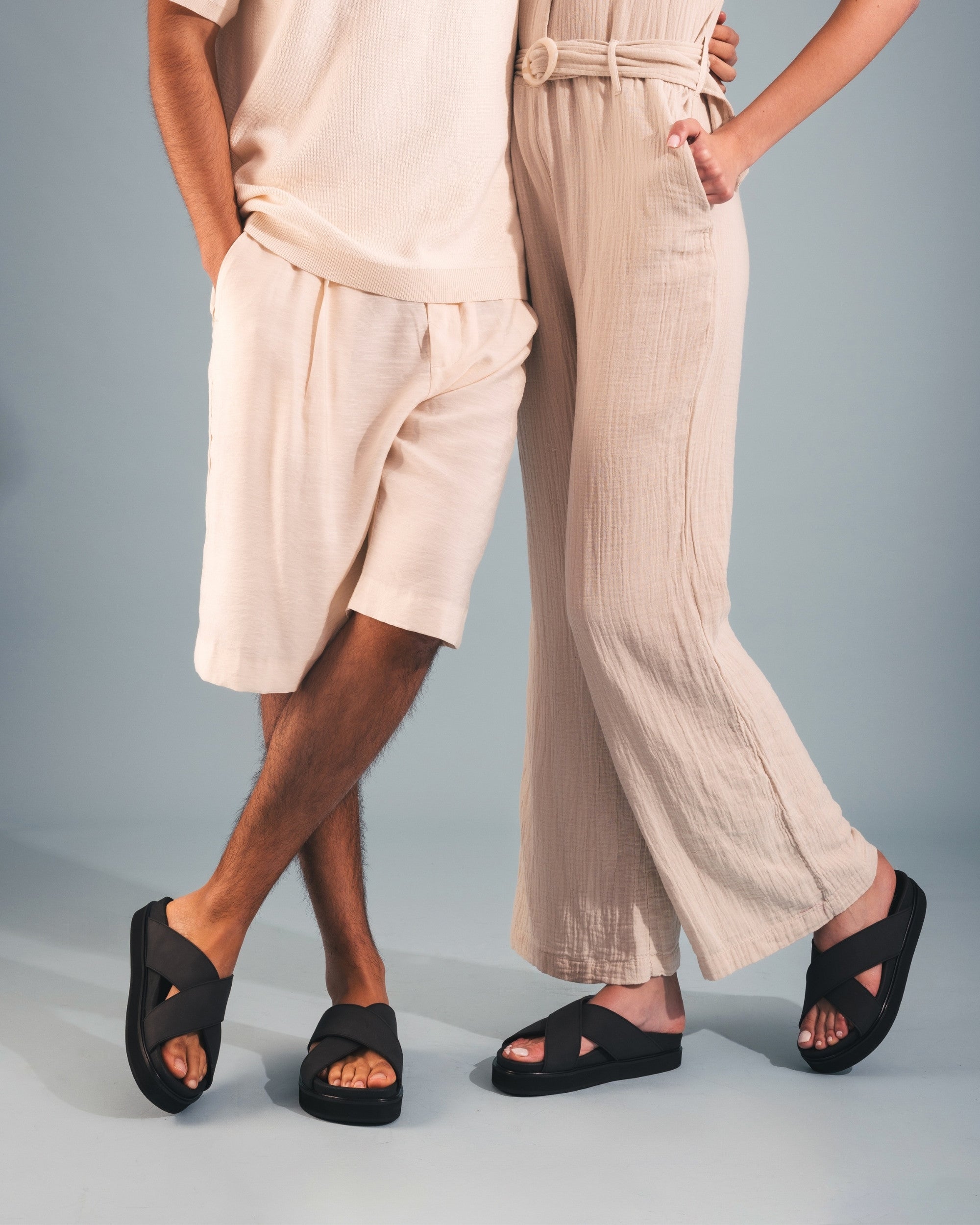 vegan slip on open shoes