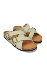 Samet Vegan Sandal green - Ecomarket.com