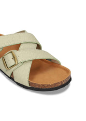 Samet Vegan Sandal green - Ecomarket.com