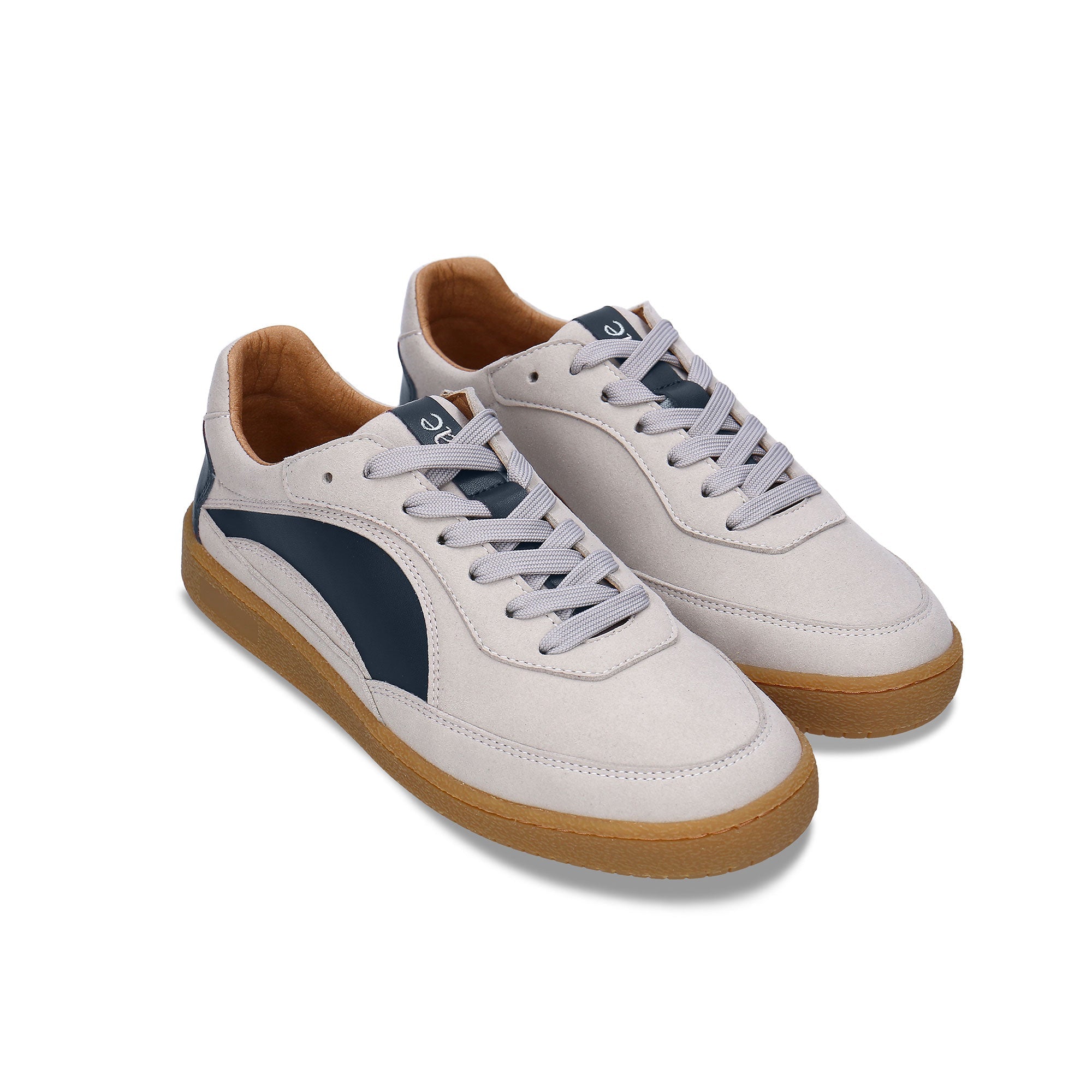 Unisex vegane weiße Turnschuhe Freizeitschuhe Sportschuhe Mikrofasern Kautschuk