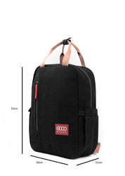 Small Hemp Backpack in Black