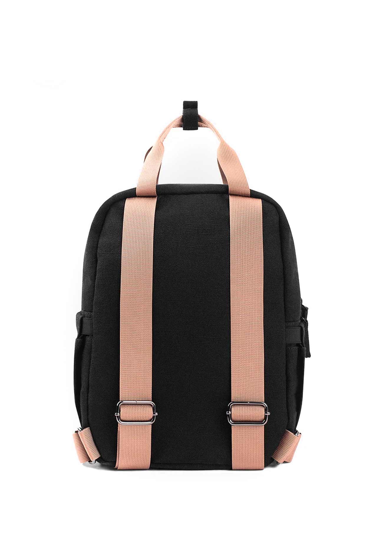 Small Hemp Backpack in Black