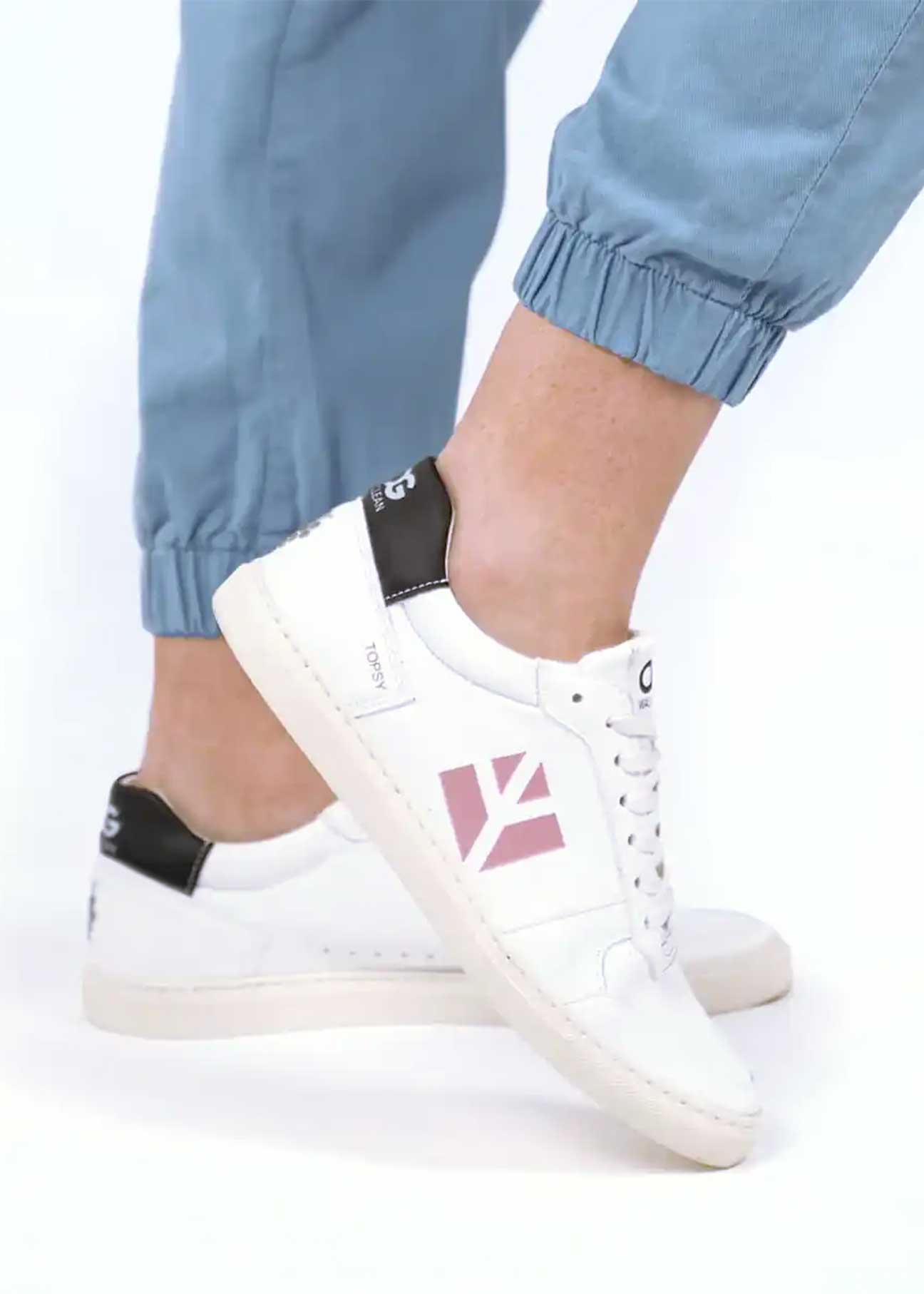 Topsy Vegan Sneaker black & rose