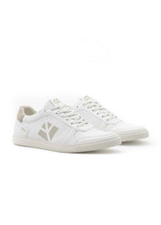 Topsy Zapatilla Vegana blanca y beige