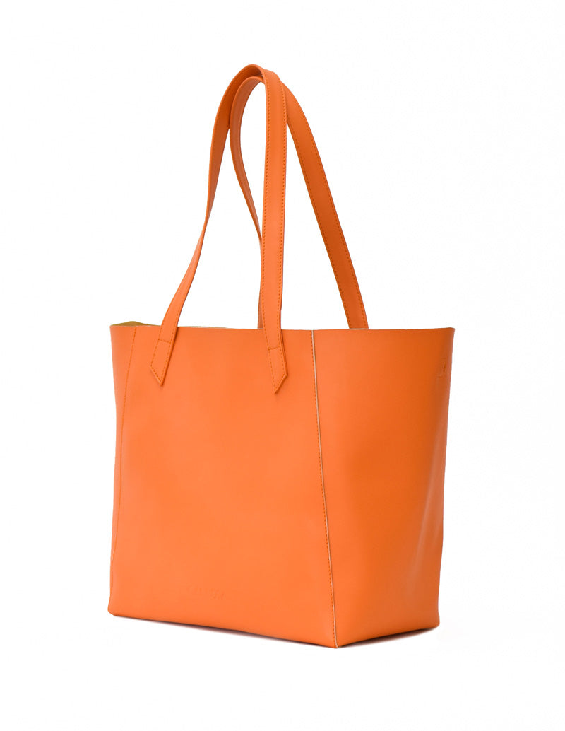 Shoulder bag vegan - color orange