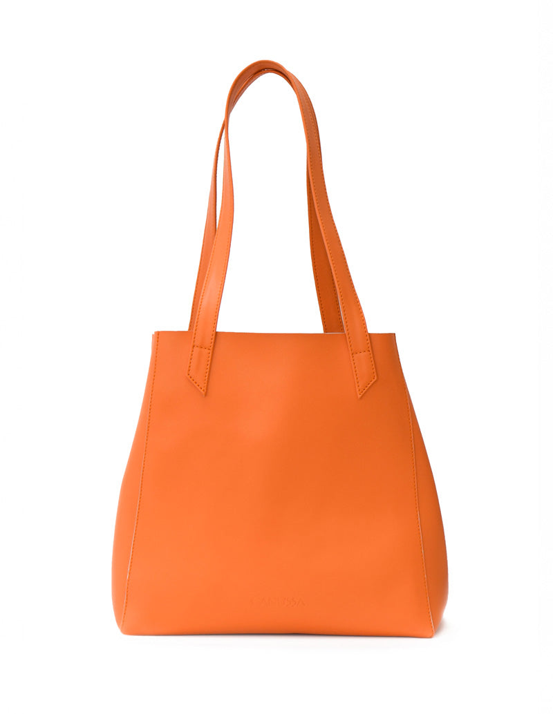 Bolso de hombro resistente al agua color naranja