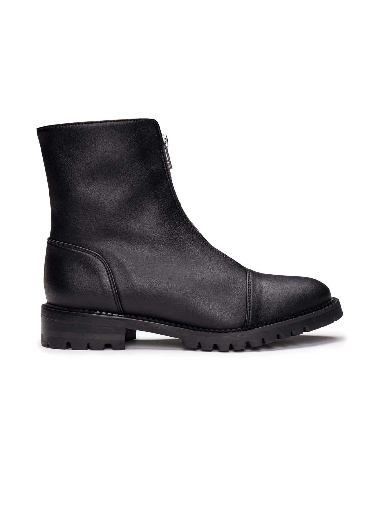 Tecla Vegan Ankle Boots Black - Ecomarket.com