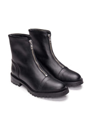 Tecla Vegan Ankle Boots Black - Ecomarket.com