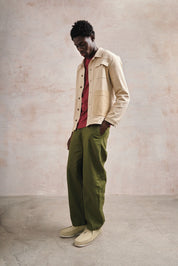 CHRISTOPHE - Organic Cotton Jacket- Sand patch
