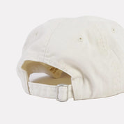 Vegan Outfitters Embroidered Dad Cap in White - Unisex