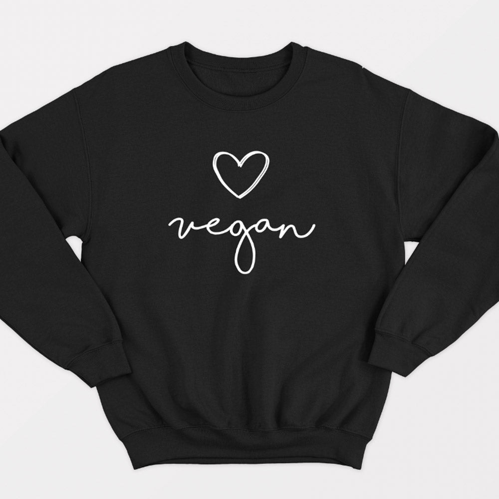 Vegan Outfitters Vegan Heart Sweatshirt - Unisex