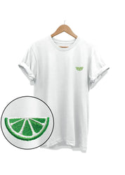 Lime Embroidered T-Shirt