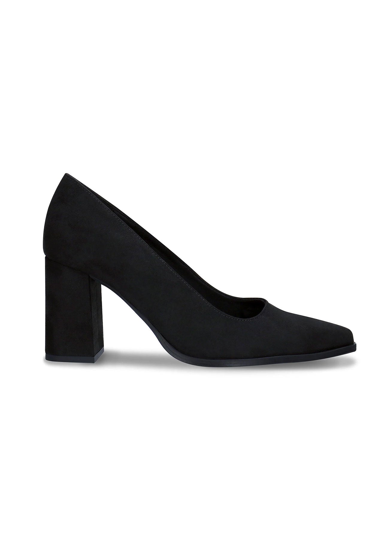 Vane Black Vegan Suede Pumps - Ecomarket.com