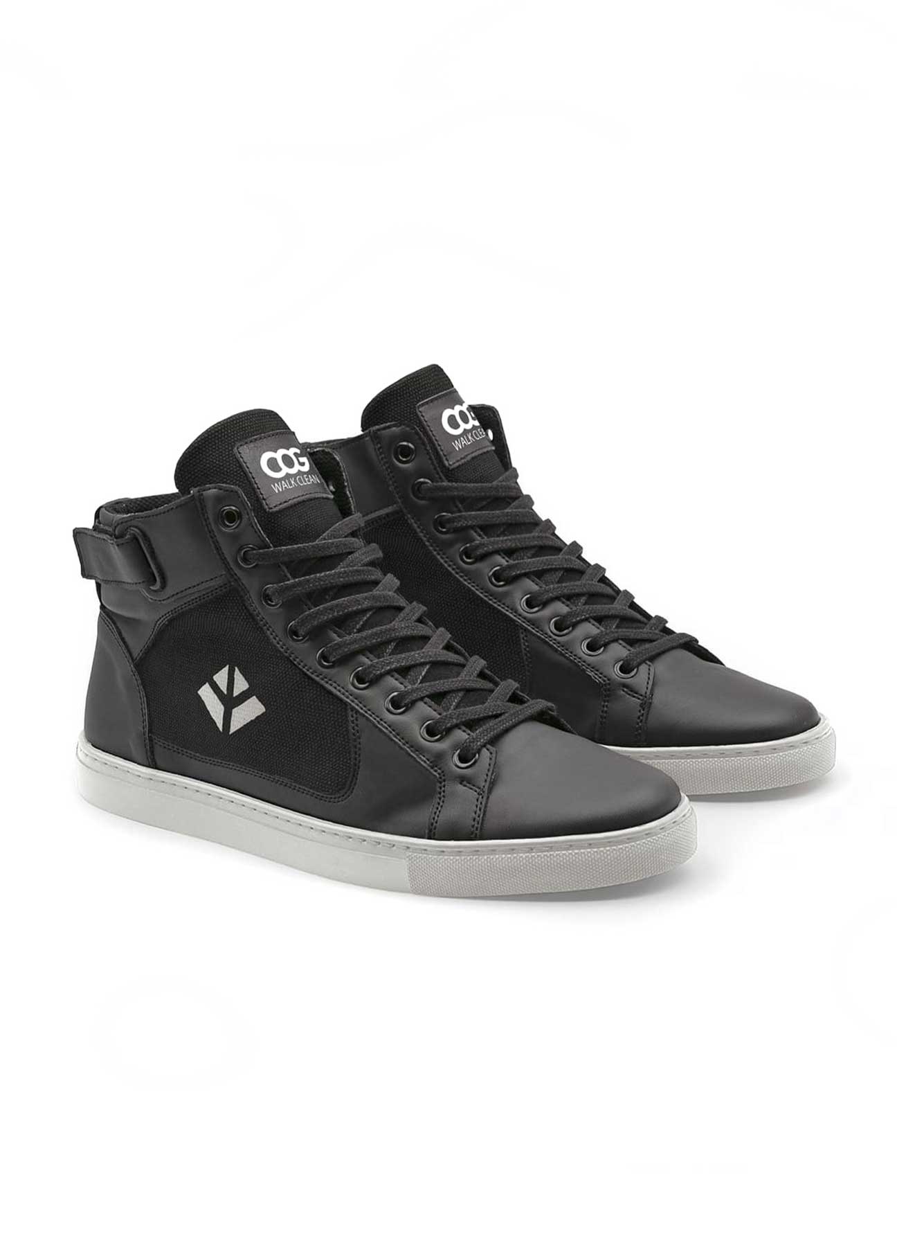 Wallace Black V2 Vegan High-Top Sneaker