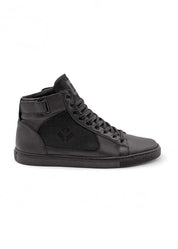Wallace Black Zapatilla Vegana de Caño Alto Edición Uva