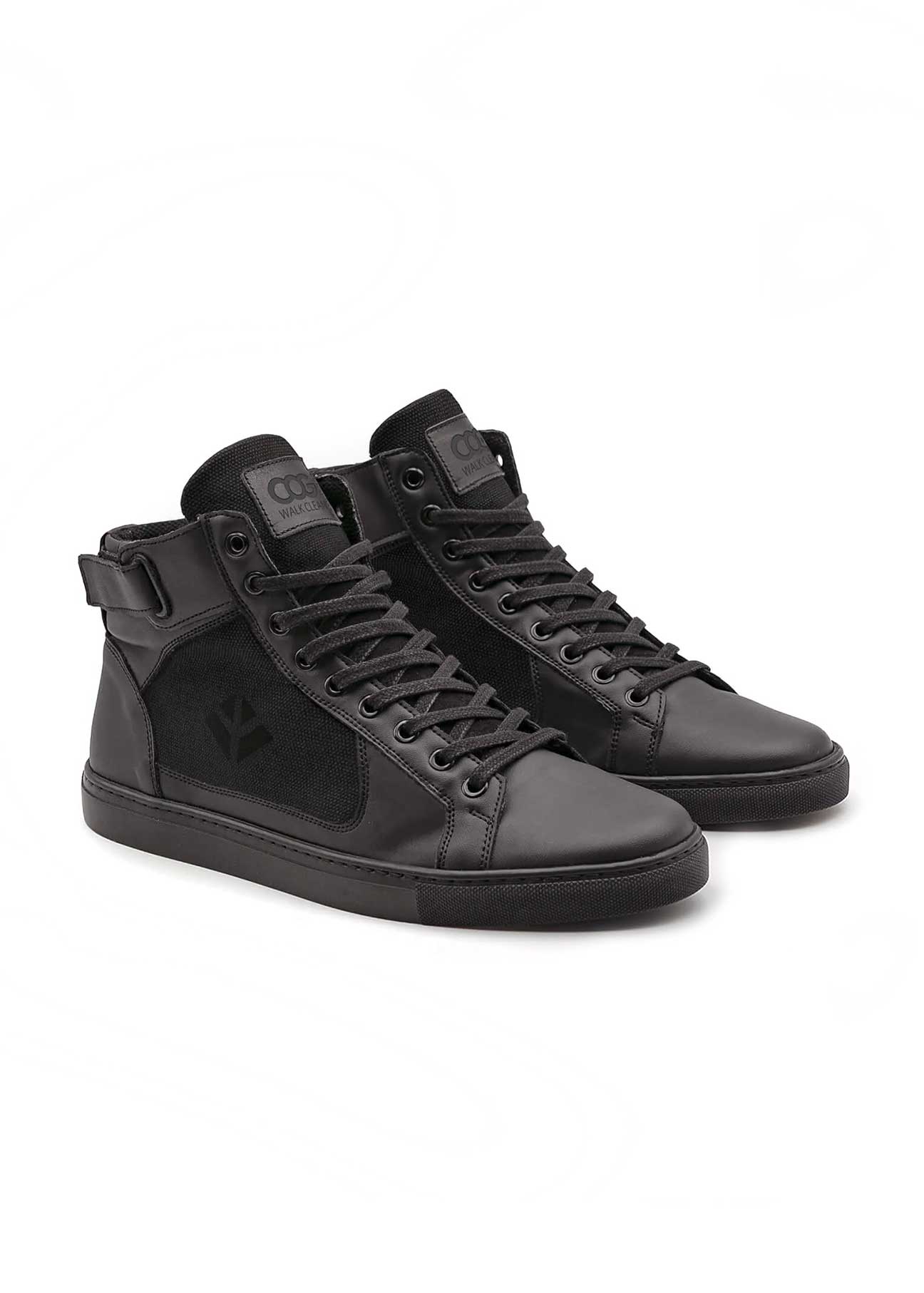 Wallace Black Zapatilla Vegana de Caño Alto Edición Uva
