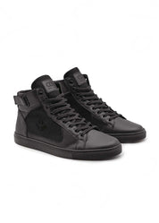 Wallace Black Zapatilla Vegana de Caño Alto Edición Uva