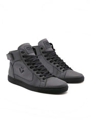 Wallace Grey Vegan High-Top Sneaker