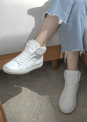 Wallace White Corn Vegan High-Top Sneaker