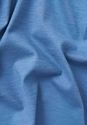 Camiseta básica en 100% algodón orgánico en azul coronet