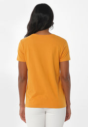 Camiseta básica en 100% algodón orgánico en mango