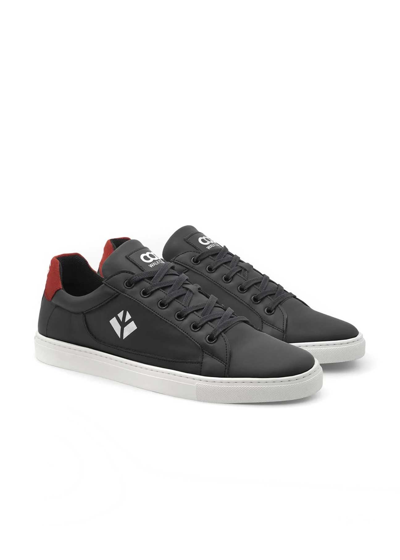 Winton - Zapatilla vegana negra y roja