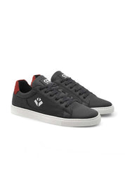 Winton - Zapatilla vegana negra y roja