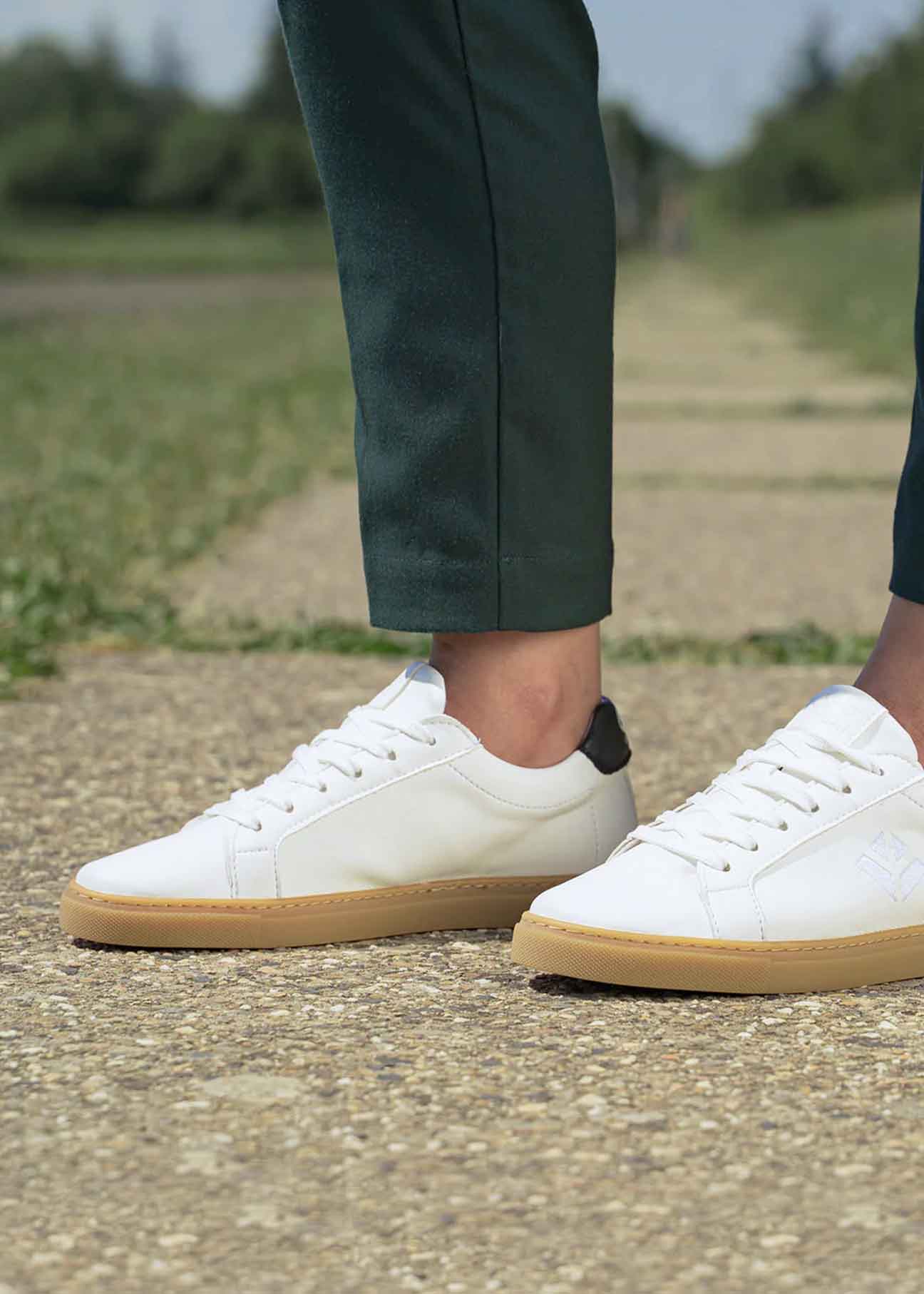 Winton -  White & Black Vegan Sneaker