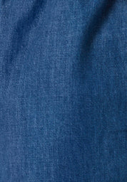 Organic Cotton Denim Shorts with Drawstring Waist Medium wash