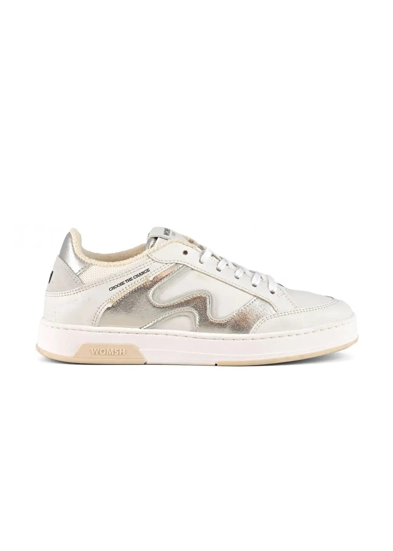 WOMSH KATO Vegan White Silver - Ecomarket.com