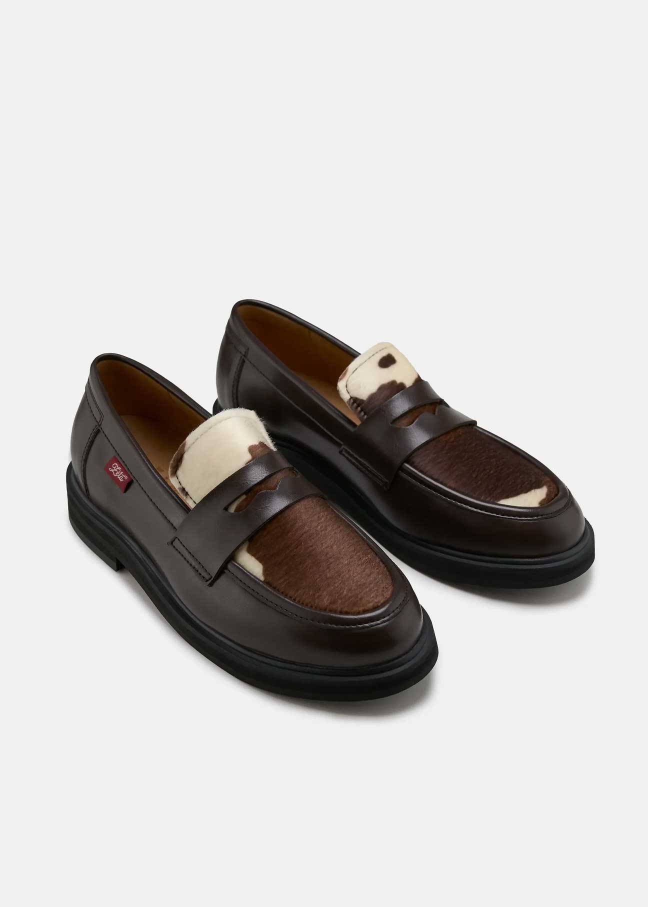 Cow Print Vegan Loafers | ZETA Douro | ecomarket – Ecomarket.com