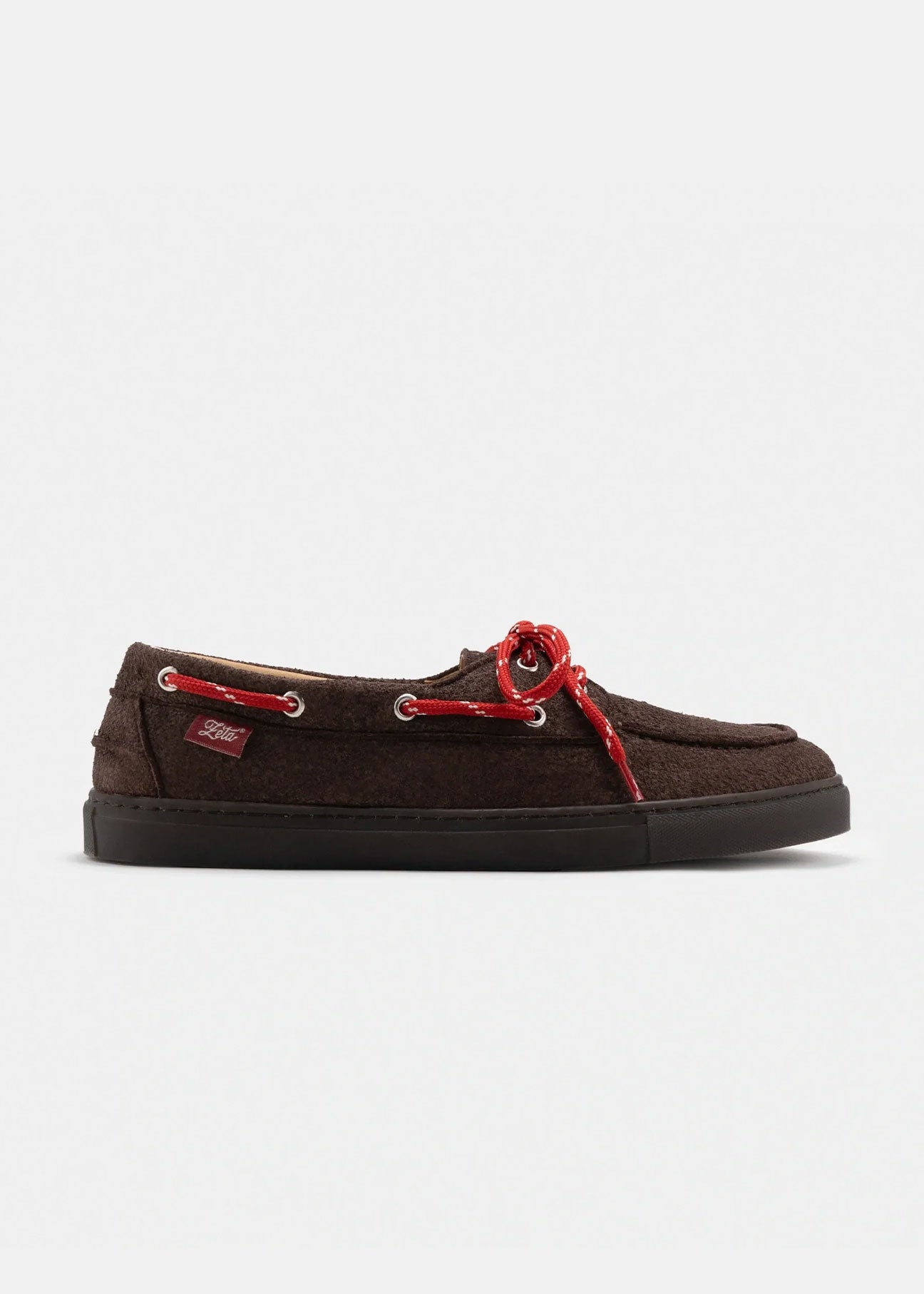Zèta Lagos Choco Haarige Vegane Bootsschuhe