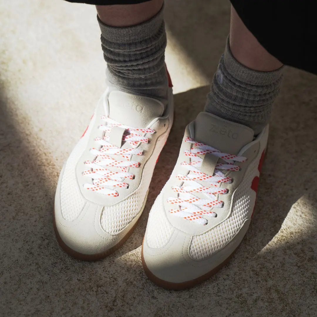 Delta-Series Handmade Vegan Sneakers in Blanco
